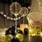 Light Up Led Balloons, 12 Packs Party Balloon Cell Battery 22 Inches 3 Modes Flashing String Lights Clear Balloon, for Birthday Wedding Decorations (Warm White)